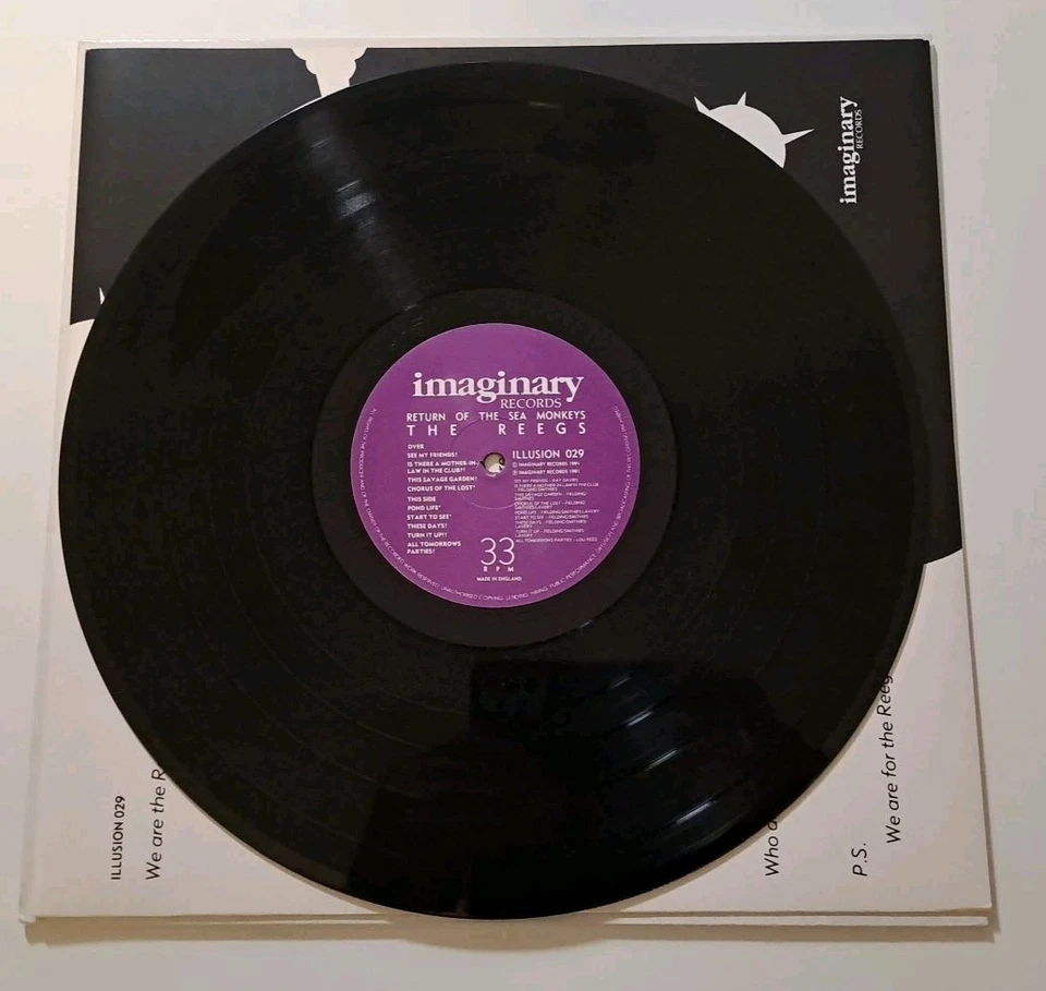 The Reegs (ex The Chameleons) – Return Of The Seamonkeys ** LP Vinyl ** 1991 ** - Bild 4 von 4