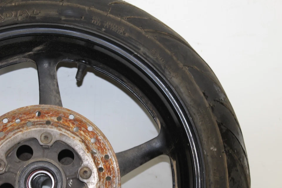 Yamaha Yzf R6 R6r R6v 2006 llanta trasera rotor piñón buje neumático 06-16 fabricante original Foto 4 de 4