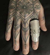 Anello Cavaliere Armatura Articolato Modelli Geometrici