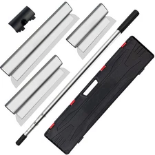 Uimoso Skimming Blade Set Putty Knife Combo 10/16/24in Drywall Tool with Handle