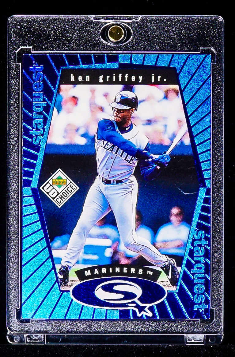 Ken Griffey Jr. BLUE COLOR MATCH FOIL CARD Seattle Mariners
