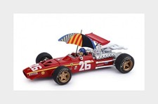 1:43 BRUMM Ferrari F1 312 #26 Winner France Gp 1968 Jacky Ickx + Pilot R171-CHU