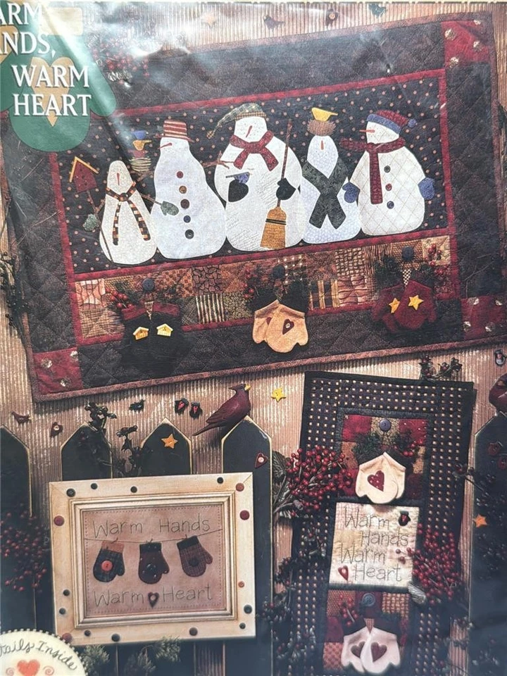 DEBBIE MUMM - MUMM'S THE WORD - Quilt Pattern - WARM HANDS WARM HEART - Image 2 of 2