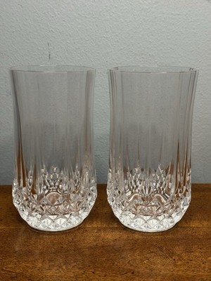 2 Cristal D'Arques Durand Longchamp Lead 24% Crystal Tumbler Glass