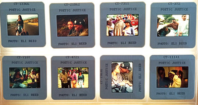 D283 10x Dias/Movie Slides  POETIC JUSTICE Tupac Shakur, Janet Jackson
