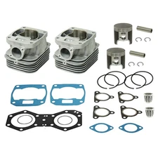 2 SPI Cylinders, Pistons, Gasket Kit & Bearings for Polaris 550 F/C  1999-2015