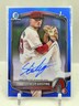 2025 Bowman Chrome 1st Spencer Giesting Blue Refractor Auto 68/150 ROOKIE RC