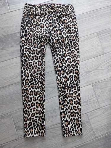 Jeans Kate Spade donna 28 Broome Street stampa leopardata denim skinny designer144