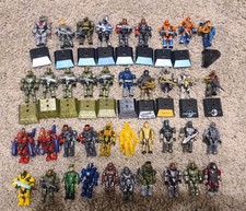 Mega Bloks Contrux Halo Heroes lote masivo de 39 héroes ACTUALIZADO