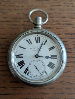 Weingarten Eisenbahn Regulator, Cortebert, Taschenuhr, funktioniert zum restaurieren #S325