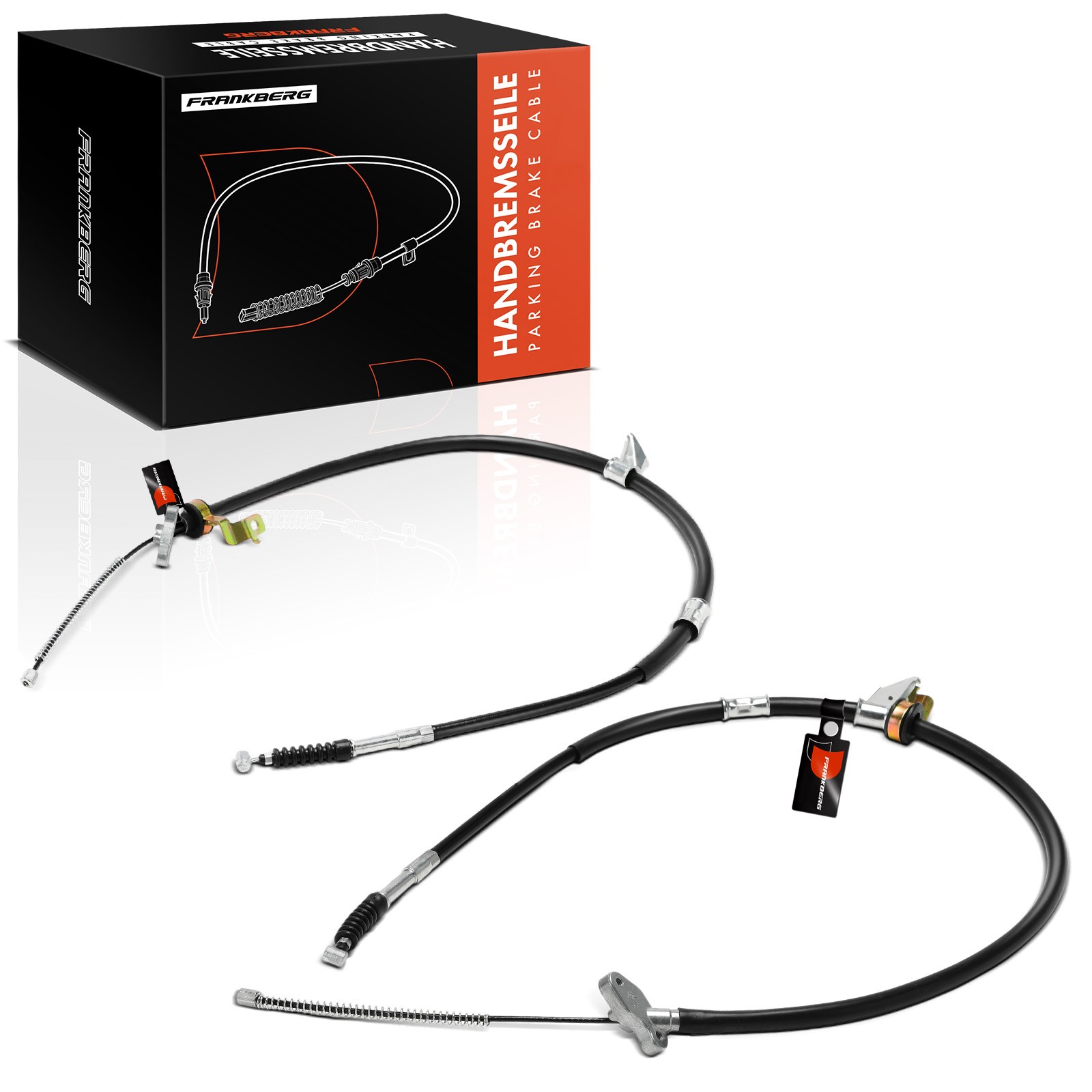 FRANKBERG 2x Parking Brake Cable for Toyota RAV4 Mk II A2 2000-2005 Rear Side