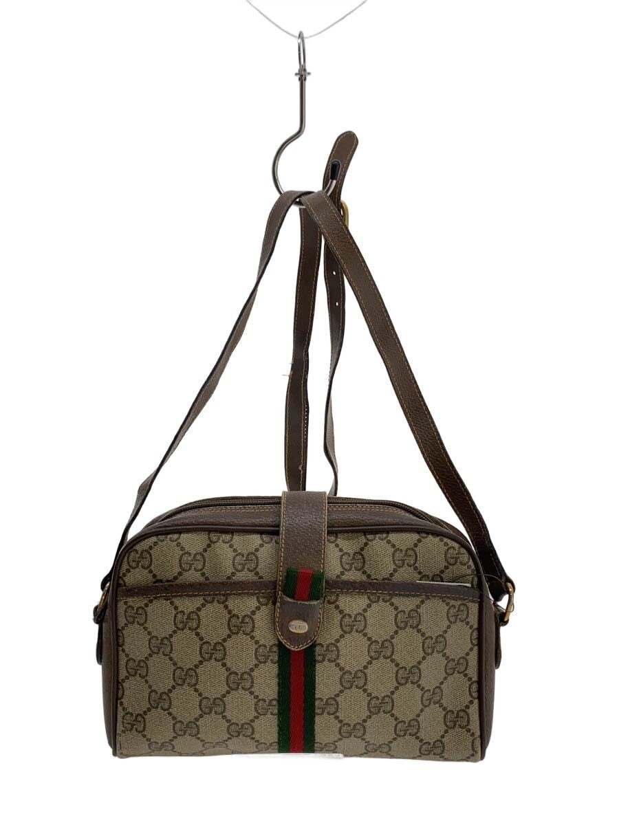 Gucci borsa a tracolla a mano in pelle beige piccola borsa vintage autentica