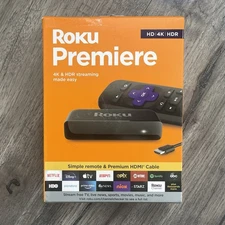 Roku Premiere 4K HDR Streaming Media Player