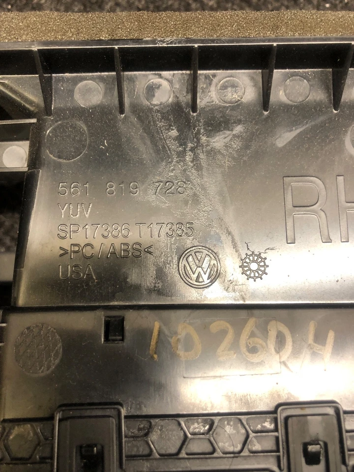 2010-2015  Volkswagen Passat   Air Vent Dash Center Trim  P/N 561819728 - Image 2 of 4