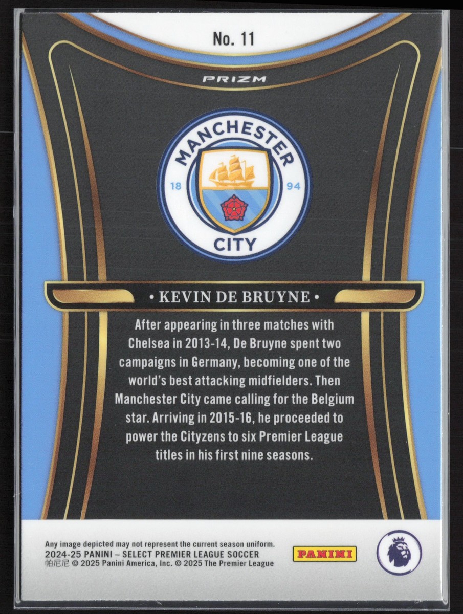 2024-25 Panini Select Premier League #11 Kevin De Bruyne