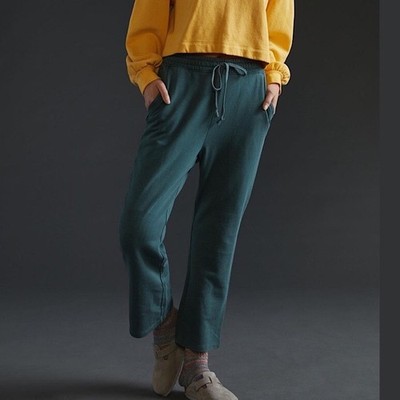 Anthropologie Daily Practice Kick Flare Sweatpants Wide Leg Drawstring Small