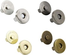 Magnetic Button Clasps Snaps Fastener Clasps for Sewing, Craft, Purses, Bags, Cl