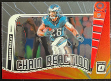 🔥 Panini 2024 Donruss Optic Chain Reaction Insert Saquon Barkley #4 Eagles
