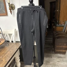 NWT J. Come Black Sweatpants W/Pockets Sz 2XL