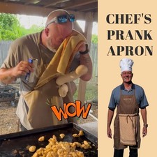 Adult Ultimate Funny Apron Surprise Hidden In Pocket Novelty Kitchen Apron