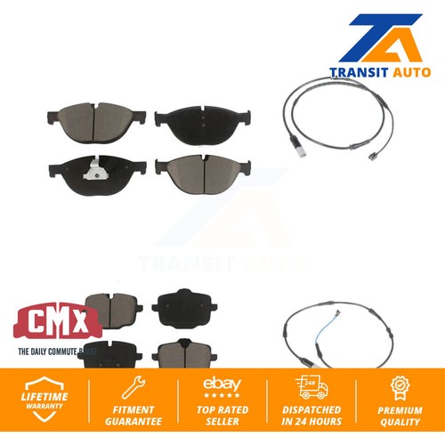 Front Rear Ceramic Brake Pad Wear Sensor Kit For BMW 650i xDrive Gran Coupe 550i - Picture 1 of 9