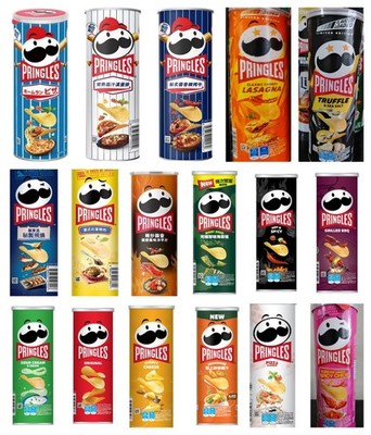 Choose 5 cans Special edition-Pringles chips collection variety flavors & sizes