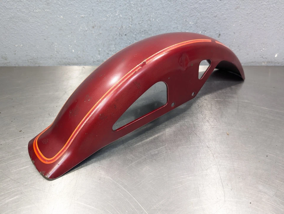 Suzuki GS650E 1981-1982 OEM Red Front Fender Fairing 53110-34510-13L - Image 3 of 4