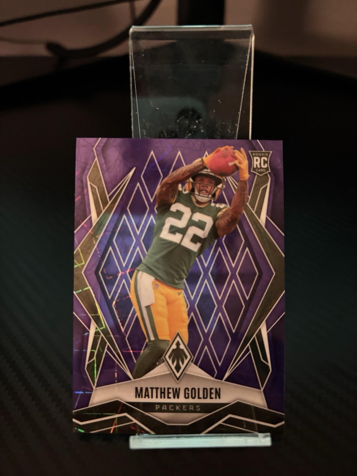 2025 Panini Phoenix - Rookies Matthew Golden #174 Purple Lazer /99 (RC)