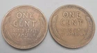 1909 VDB & 1909 Lincoln Wheat Cent 1c Xf Extra Fine Lot of 2 coins.