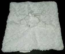 Blankets Beyond White Bear Security Blanket Swirl Plush Paci Holder Head Ties