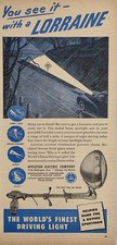 1949 Print Ad Lorraine Sealed Beam Spotlights For Cars Appleton Electric Chicago 1949 Print Ad Lorraine Sealed Beam Spotlights For Cars Appleton Electric Chicago
