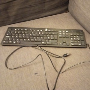 Kabelgebundene PC Tastatur Low Profile HP - QWERTY USB