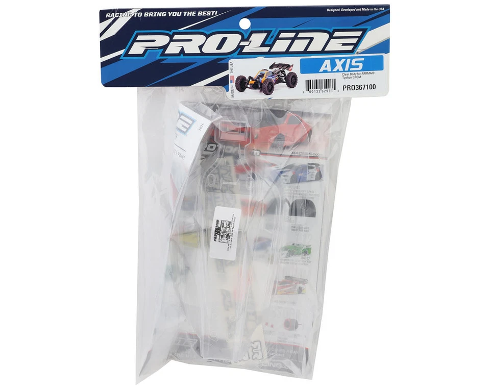 Pro-Line Typhon Grom Axis 1/14 Buggy Body (Clear) [PRO3671-00] - Image 4 of 4