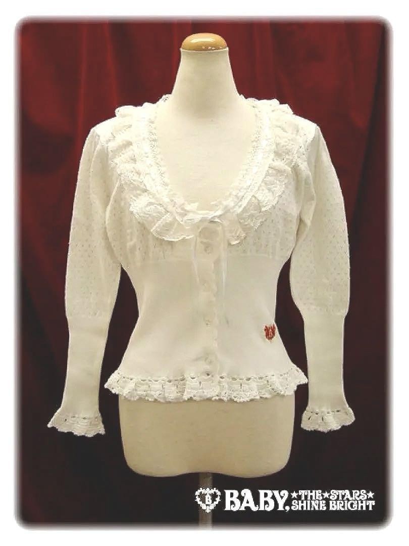Baby The Stars Shine Bright Lace Frill Cardigan for JSK/One