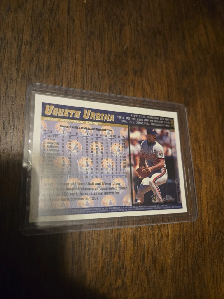 1998 Topps - Ugueth Urbina #396 Refractor - Image 2 of 2