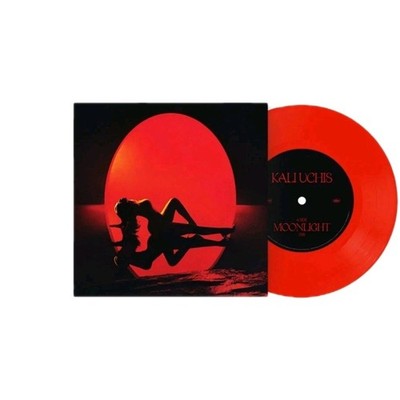KALI UCHIS | Moonlight | Translucent Ruby 7'' Vinyl 45 RPM Mint/Sealed