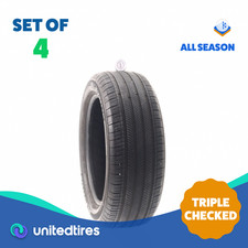Set Of 4 Used 21555r17 Michelin Primacy As 94v - 6.5-732