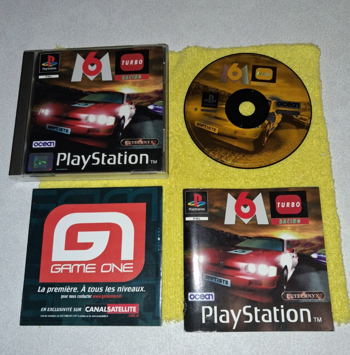 M6 Turbo Racing TBE COMPLET Version Française PS1