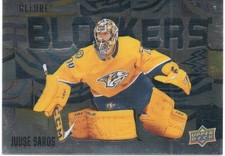 22-23 2022-23 Allure Juuse Saros Blockers #BL-5 Predators