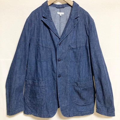 ENGINEERED GARMENTS Denim Bedford Jacket XL Men s Patch Pockets Blue #FF ZEB