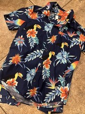 Youth Boys Summer Tropical Hawaiian Outfit Children  s Place Size 6 And 7/8