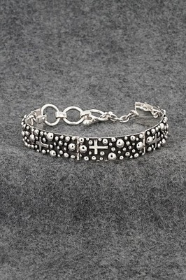 Sterling Silver Link Bracelet -  Akee Douglas