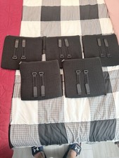 Bunk Bed Step Pad Set - Black Cushion Rung Covers - 5 Pack