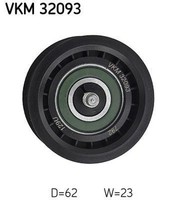 SKF Umlenk-/FüHrungsrolle, Keilrippenriemen Links Oben Mitte Oben VKM 32093