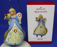 Hallmark Series Ornament Angels Around The World 3 2013 England With Rose Hallmark Series Ornament Angels Around The World 3 2013 England With Rose
