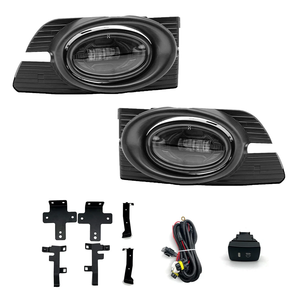 Luces antiniebla LED con cableado luces de parachoques delanteras para Honda Accord 2001-2002 sedán par Foto 4 de 4