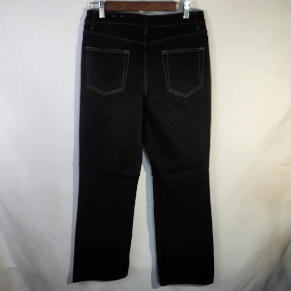 Jeans negros Cabin Creek corte natural talla 12 (CC-09) Foto 3 de 4