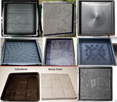 Schalungsformen Giessformen Betonformen Zum Steine Selber Giessen Ebay