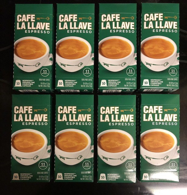 Café La Llave Espresso Coffee, Dark Roast, 10 Ounce Can