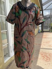 NIGERIAN WAX ANKARA BEAUTIFUL DRESS COLORFUL PRINT-LARGE  CULTURAL CLOTHING  
